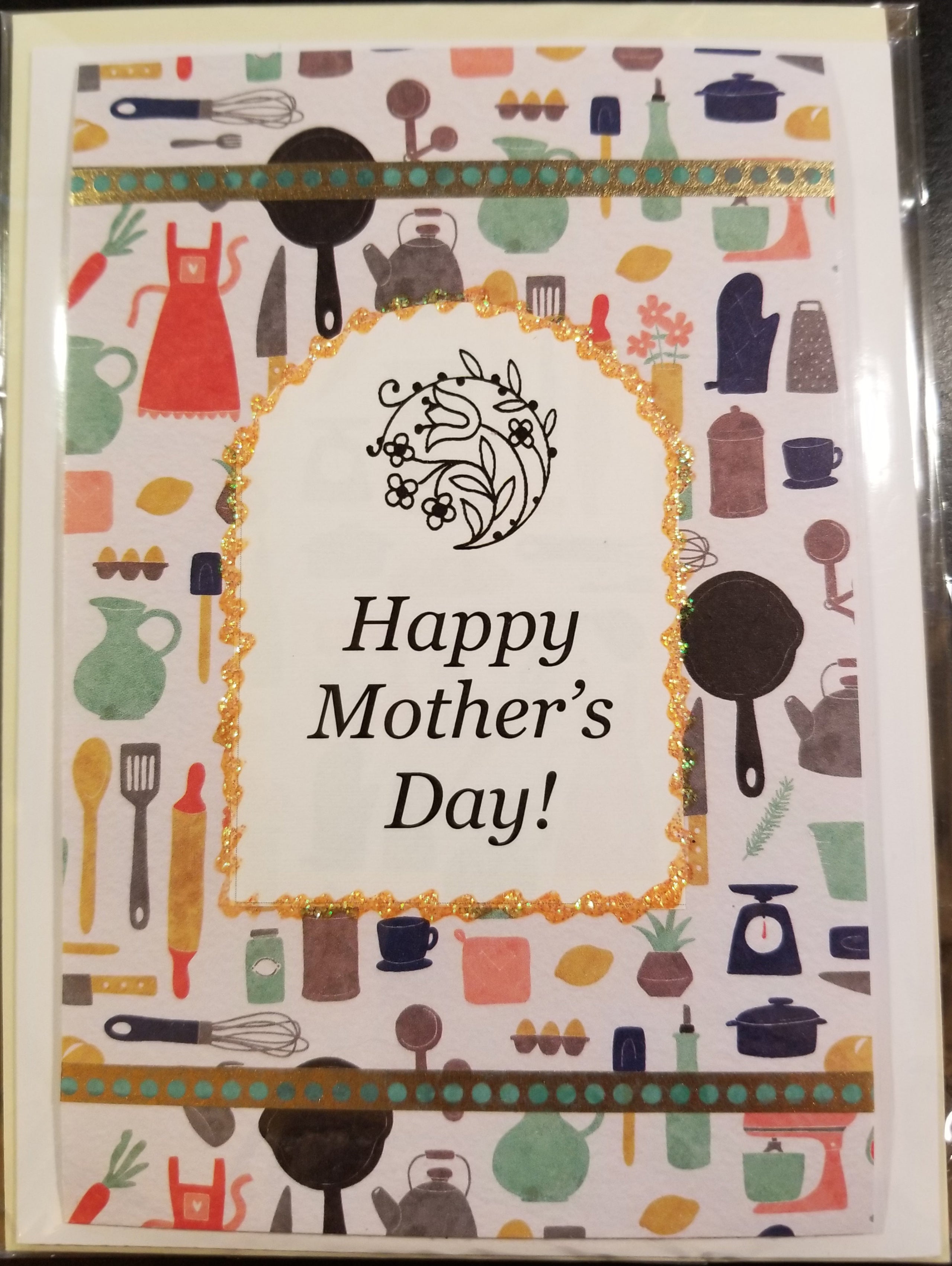 Happy Mother’s Day Kitchen Tools Handmade Greeting Card | Foodie Lover ...